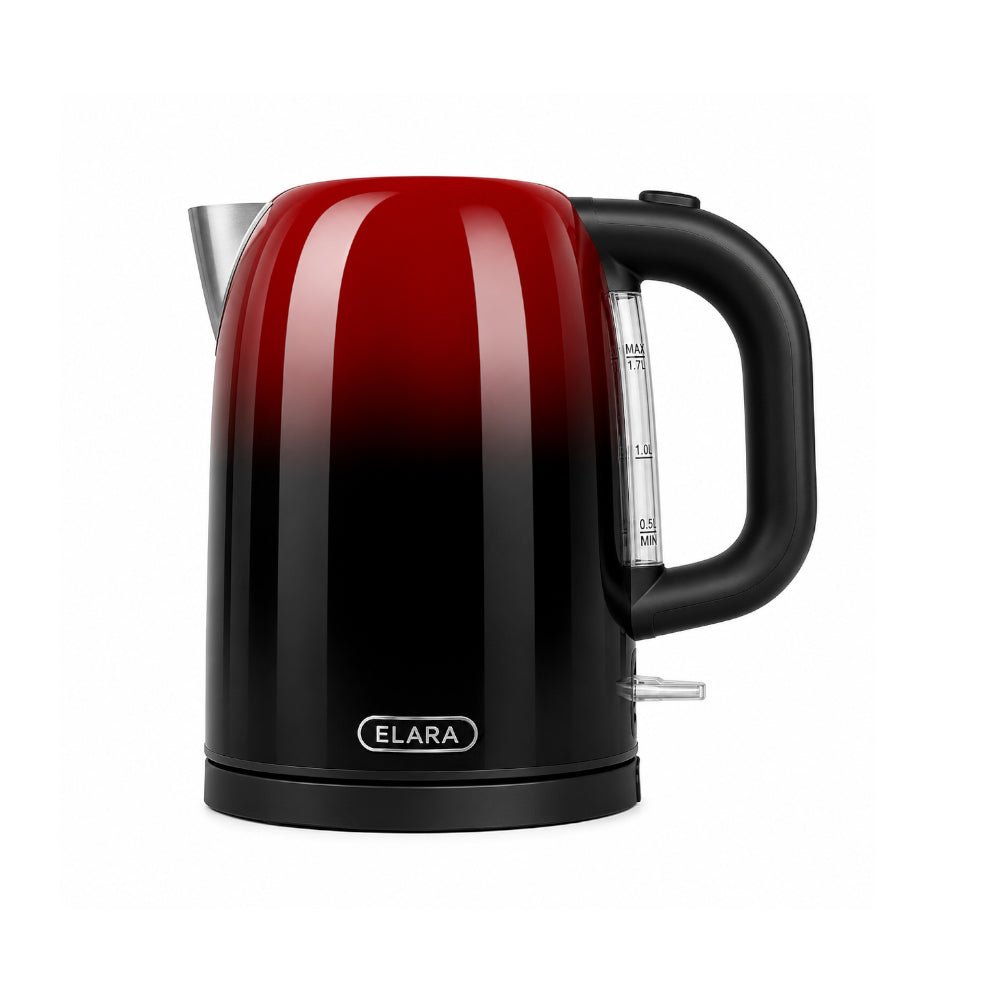 Elara 1.7L Stainless Steel, Cordless Kettle Ombre Gradient Red [KE82118A OGR] - Fastrak