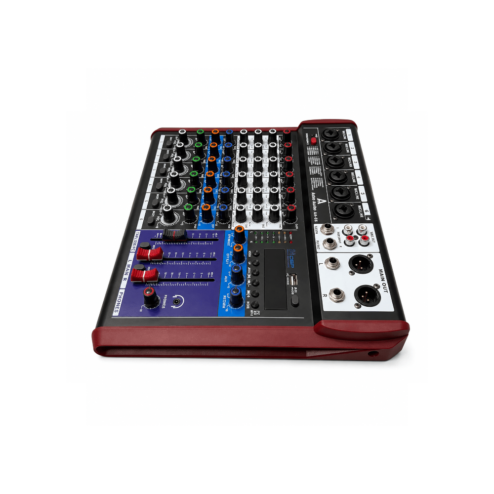 Astro Audio 6CH Desktop Mixer With USB [AA-E6] - Fastrak