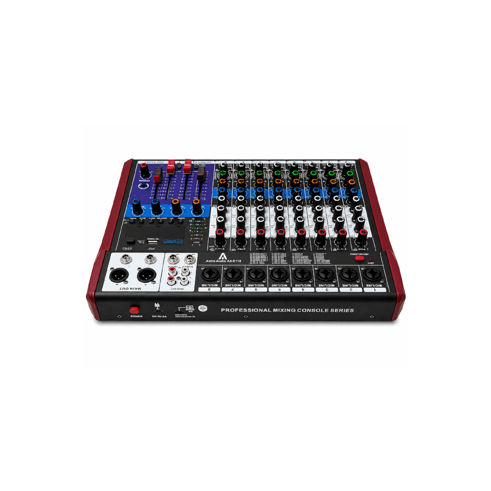 Astro Audio 8CH Desktop Mixer With USB [AA-E118] - Fastrak