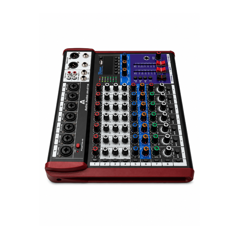 Astro Audio 8CH Desktop Mixer With USB [AA-E118] - Fastrak