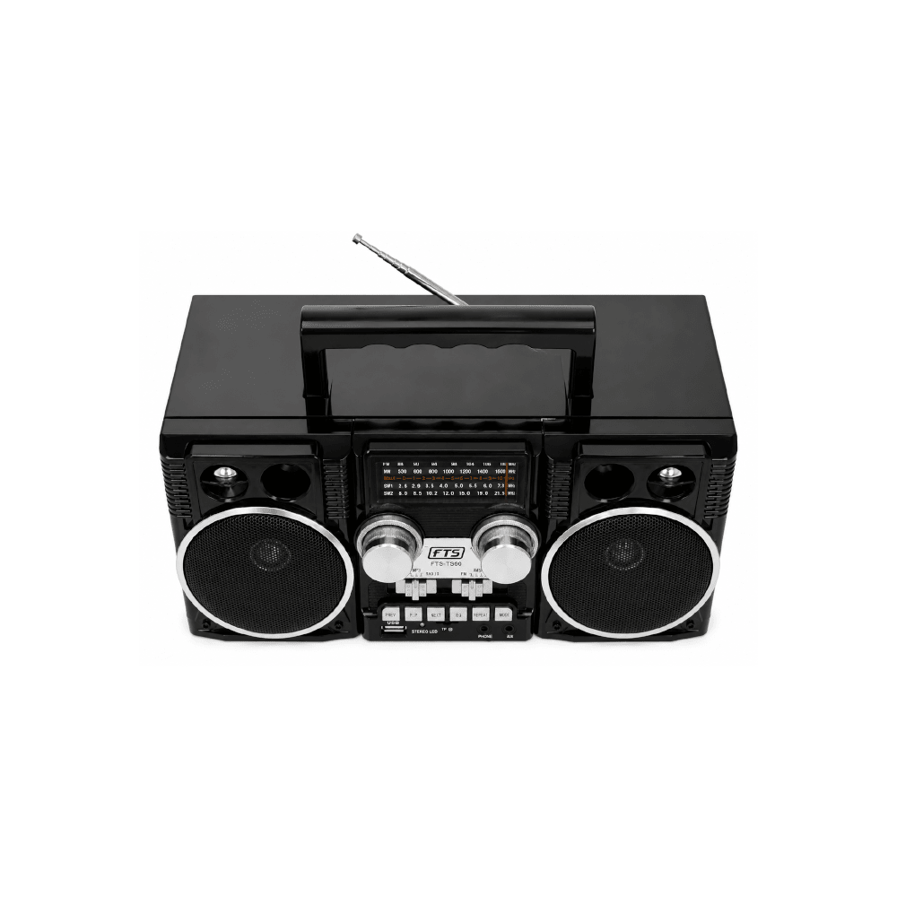 Madala BK Fts Fm/Am/Sw/Bt Portable Radio Black (FTS-TS60) - Fastrak