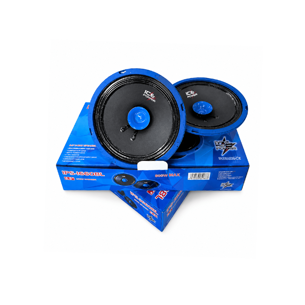 Ice Power 6.5" 3 - Way Speaker 800W Max [IPS - 1660BL] - Fastrak