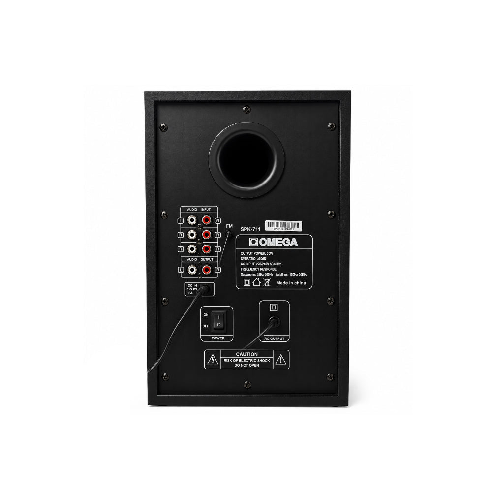 Omega 3.1CH Multimedia Speaker Systems BT/USB/FM/AUX [SPK - 711] - Fastrak
