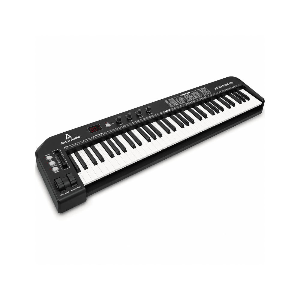 Astro Audio USB MIDI Keyboard with 61 Keys and Initial Touch [AA-61K] - Fastrak