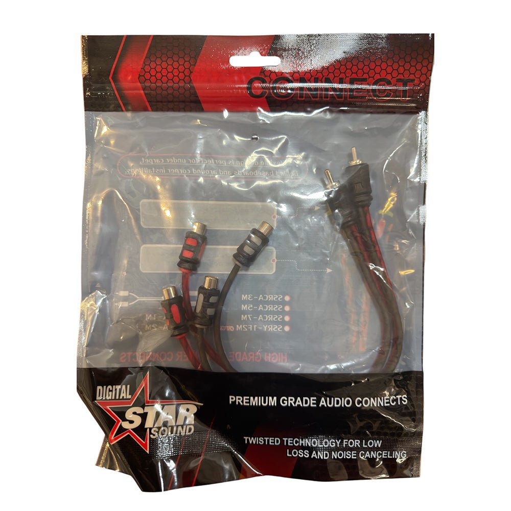Starsound 1M RCA - 2RCA Twisted Cable [SSRCA - 2F1M] - Fastrak