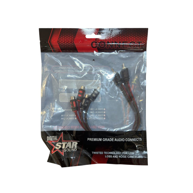 Starsound 1M RCA - 2RCA Twisted Cable [SSRCA - 2F1M] - Fastrak