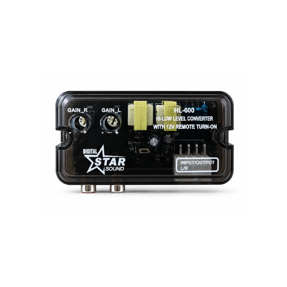 Starsound Hi - Low Level Converter With 12V Remote Turn - On [HL - 600] - Fastrak