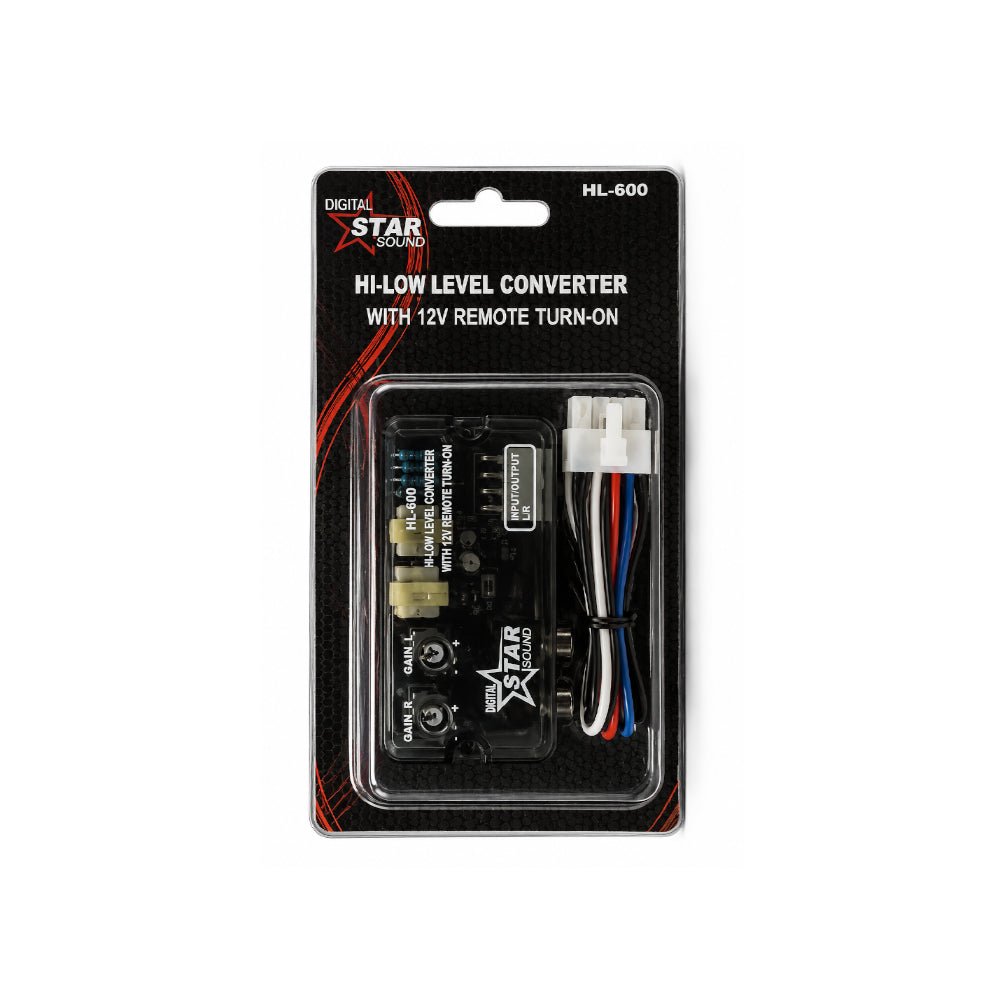 Starsound Hi - Low Level Converter With 12V Remote Turn - On [HL - 600] - Fastrak