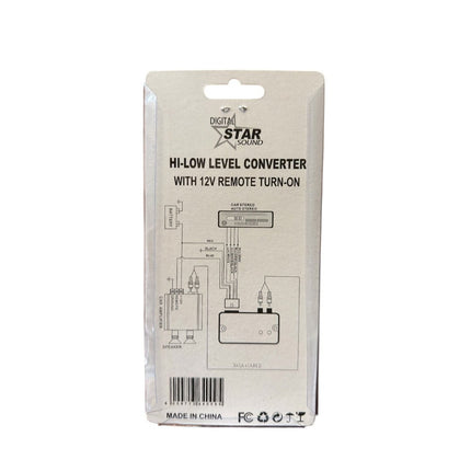 Starsound-HL-600 Hi- Low Level Converter With 12V Remote Turn-On - Fastrak