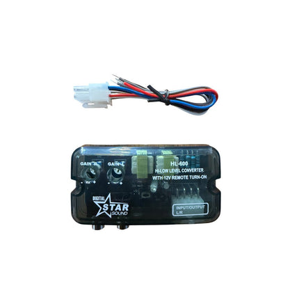 Starsound-HL-600 Hi- Low Level Converter With 12V Remote Turn-On - Fastrak