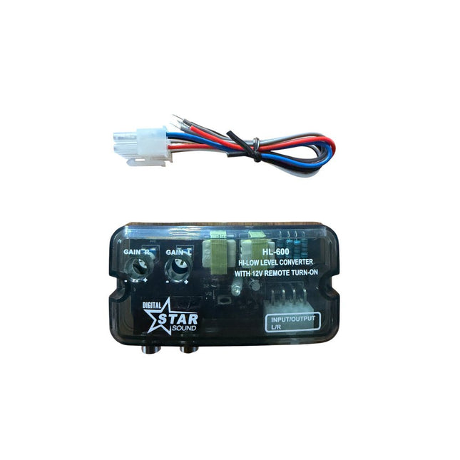 Starsound-HL-600 Hi- Low Level Converter With 12V Remote Turn-On - Fastrak