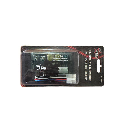 Starsound-HL-600 Hi- Low Level Converter With 12V Remote Turn-On - Fastrak