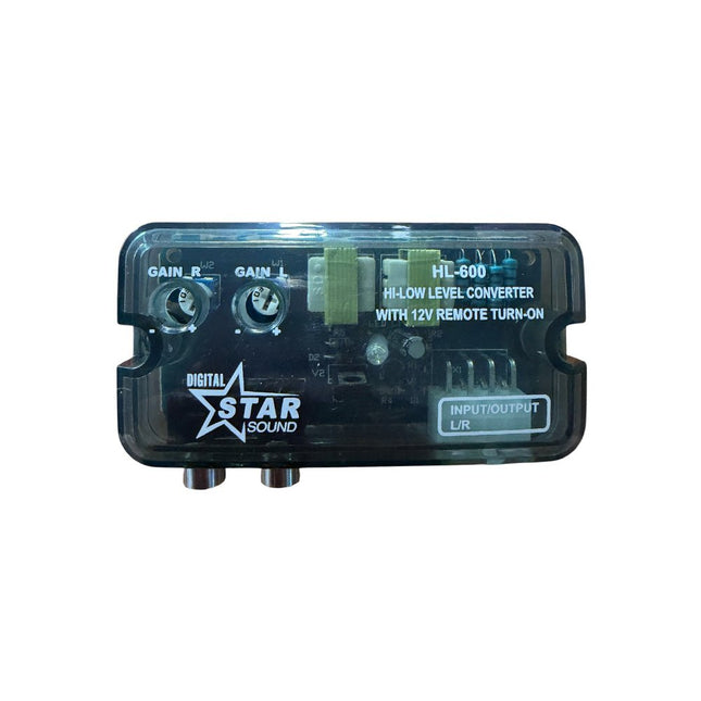Starsound-HL-600 Hi- Low Level Converter With 12V Remote Turn-On - Fastrak