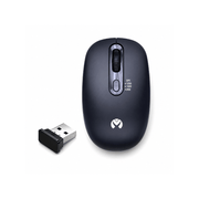 Mikuso DW 2.4GHz Wireless Mouse 1600 DPI – Black [MOS-W116 BK] - Fastrak