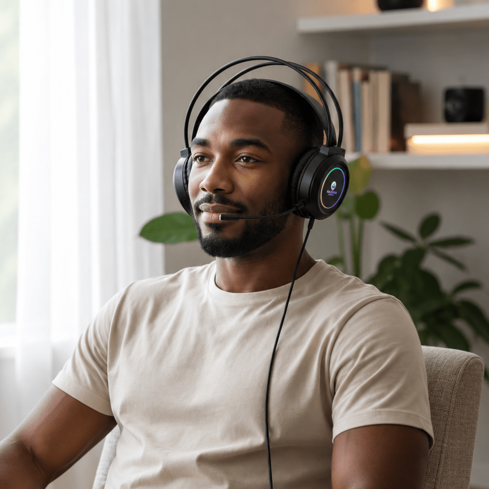 Mikuso Vortex USB RGB Gaming Headset [XP628] - Fastrak