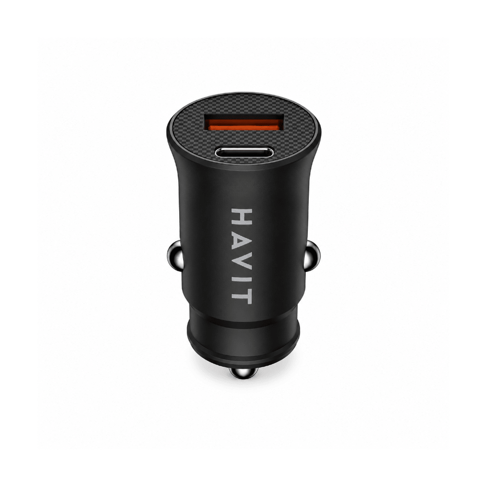 Havit Mobile Series-Car Charger Black [HV-CC2022 BK] - Fastrak