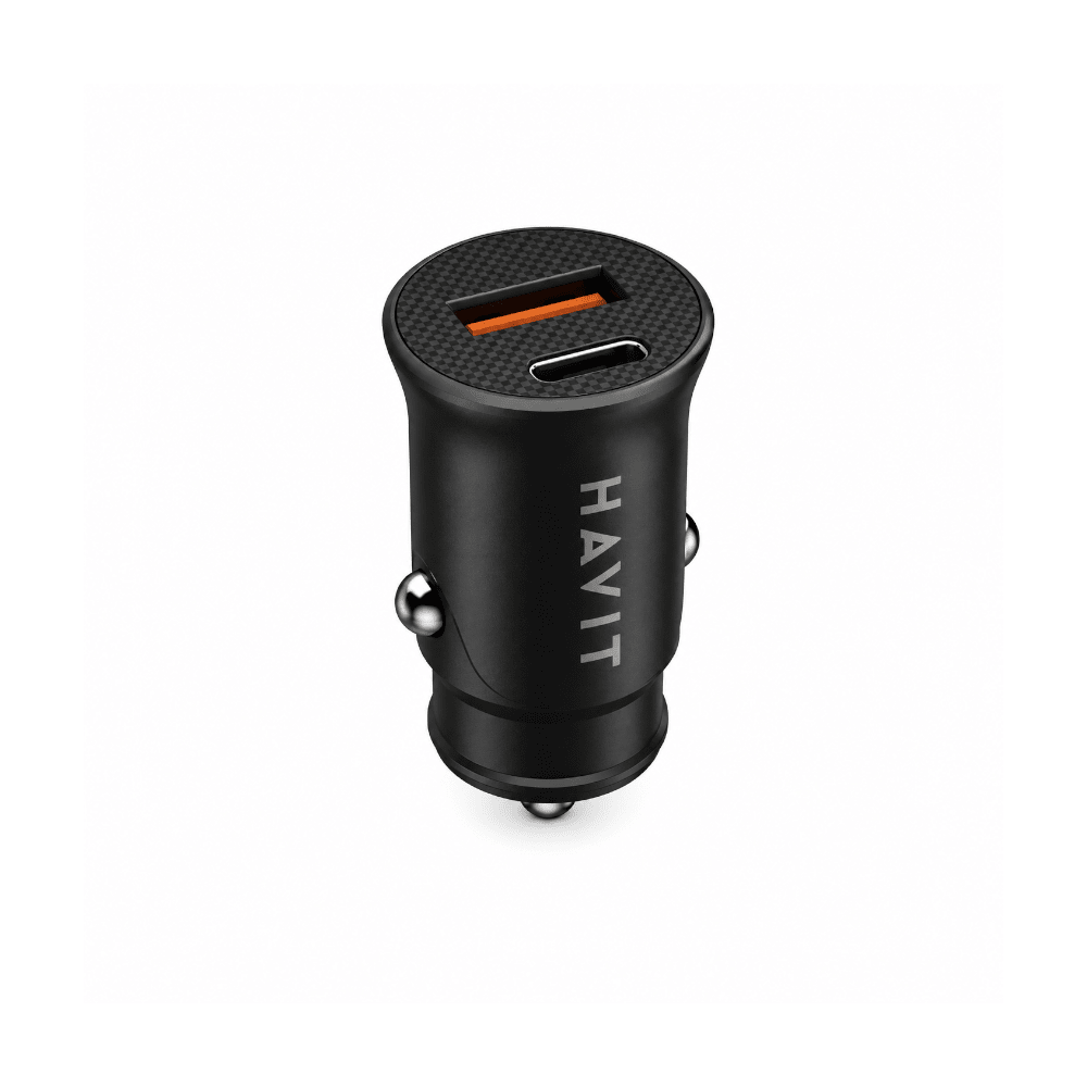 Havit Mobile Series-Car Charger Black [HV-CC2022 BK] - Fastrak