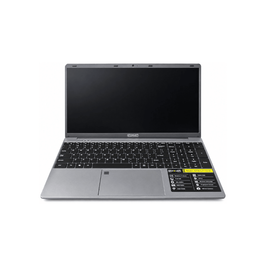 Stewart 15.6" Intel 4405U Laptop 8GB RAM 128GB SSD [STW-LP-1519 GY] - Fastrak