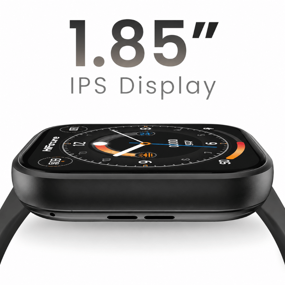 HiFuture LUME BK 1.85" Smart Watch Black - Fastrak