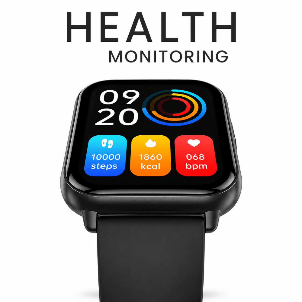 HiFuture ZONE3 BK 1.85" Smart Watch Black - Fastrak