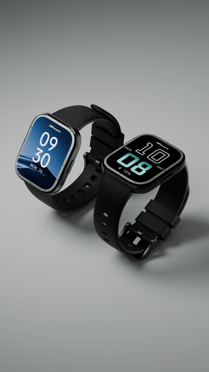 HiFuture ZONE3 BK 1.85" Smart Watch Black - Fastrak