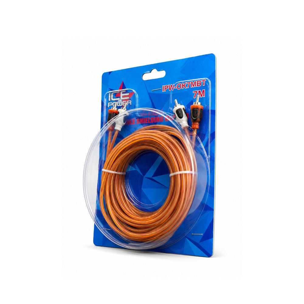 Ice Power 7M 2Rca - 2Rca Orange Double Shielding RCA Cable [IPW - 0R7MBT] - Fastrak