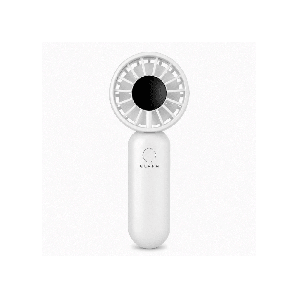 Elara Portable Handheld Fan White [ZO8 WH] - Fastrak