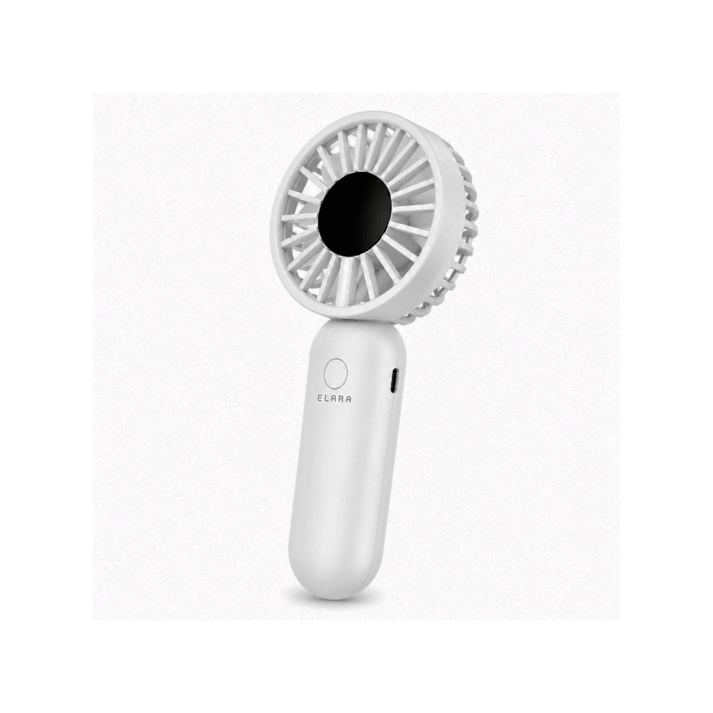 Elara Portable Handheld Fan White [ZO8 WH] - Fastrak