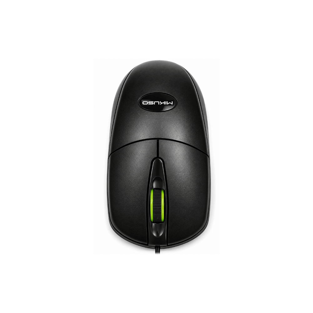 Mikuso Wired Mouse Green [MOS-384U GN] - Fastrak