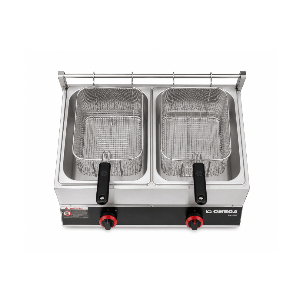 Omega 12L Gas Deep Fryer – Stainless Steel [OM-S28] - Fastrak