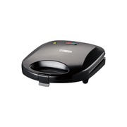 Omega 2-Slice Triangle Plate Sandwich Maker 750W Black [OM-S25 BK] - Fastrak