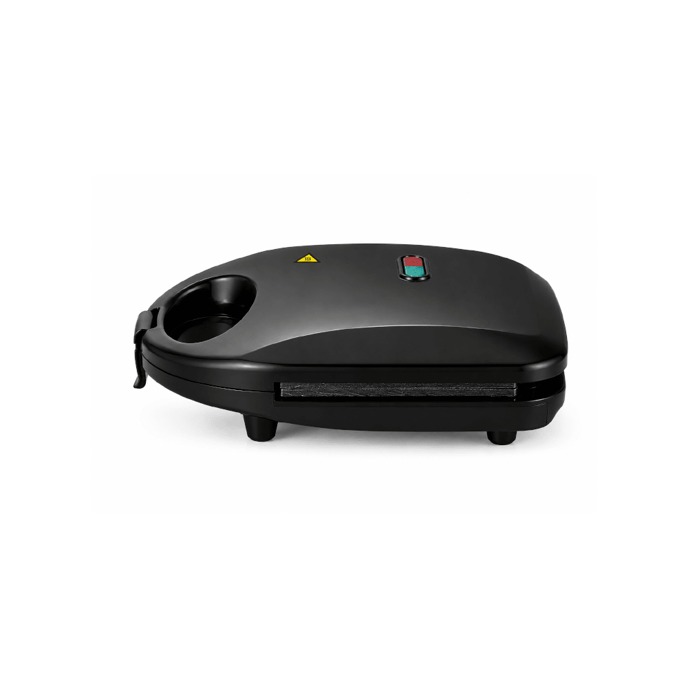 Omega 2-Slice Triangle Plate Sandwich Maker 750W Black [OM-S25 BK] - Fastrak