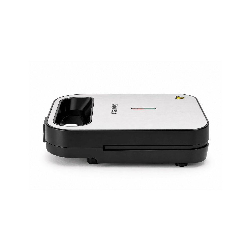 Omega 2-Slice Triangle Plate Sandwich Maker 750W White [OM-S27 WH] - Fastrak