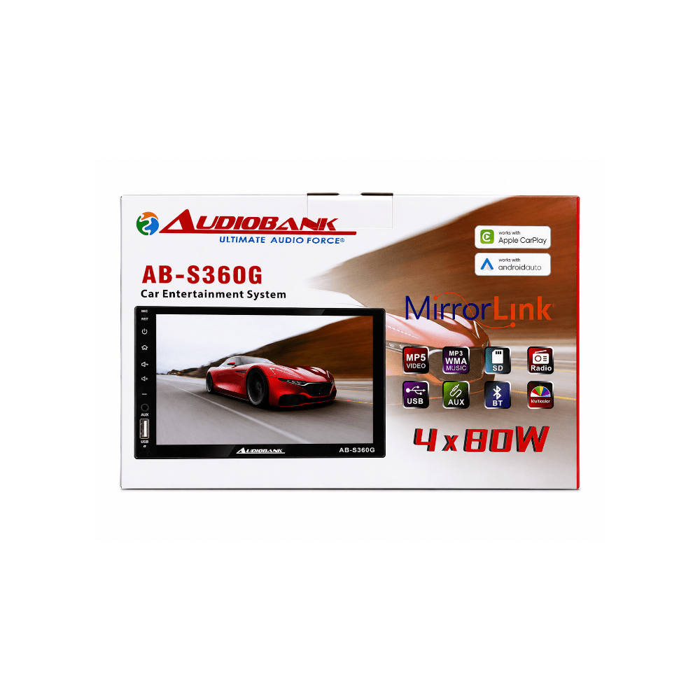 AudioBank 7" Digital Double Din TFT Touch Screen [AB-S360G] - Fastrak