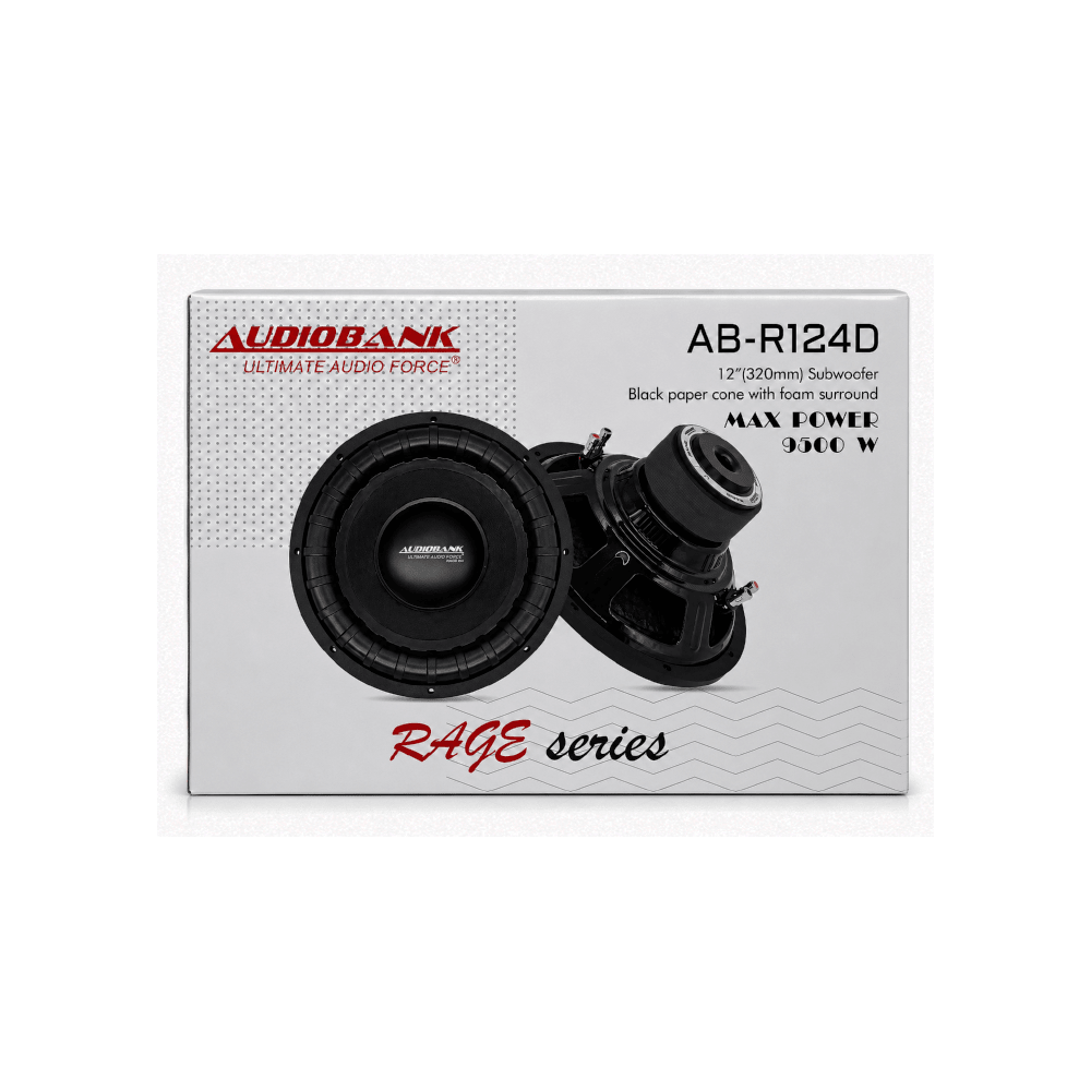 AudioBank 12" Rage Subwoofer 9500W [AB-R124D] - Fastrak