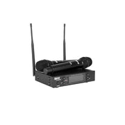 Hybrid-U-DV FE UHF Dual Handheld Wireless Microphone 100 Frequencies
