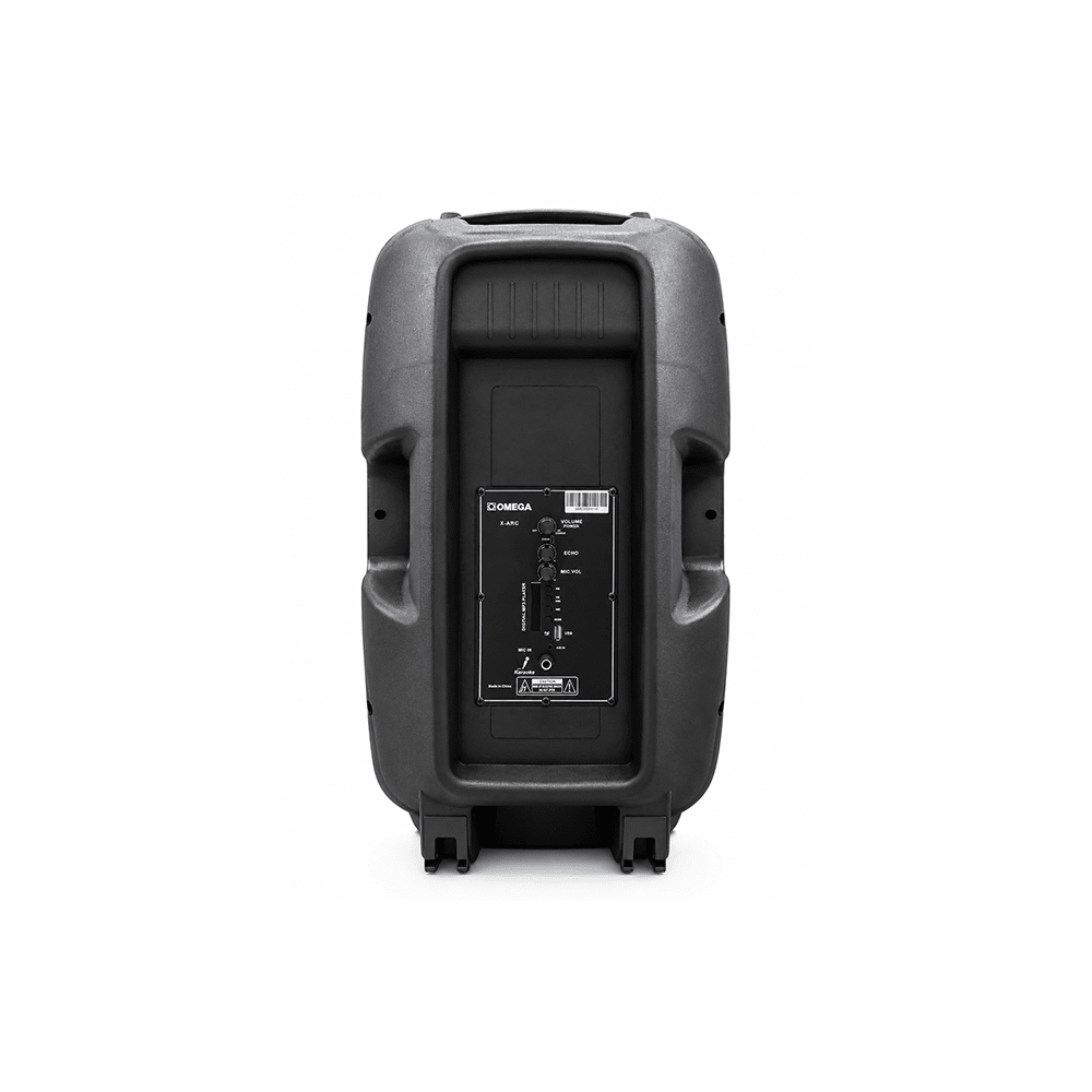 OMEGA 15-Inch Portable Bluetooth Speaker with Built-In Battery [X-ARC] - Fastrak
