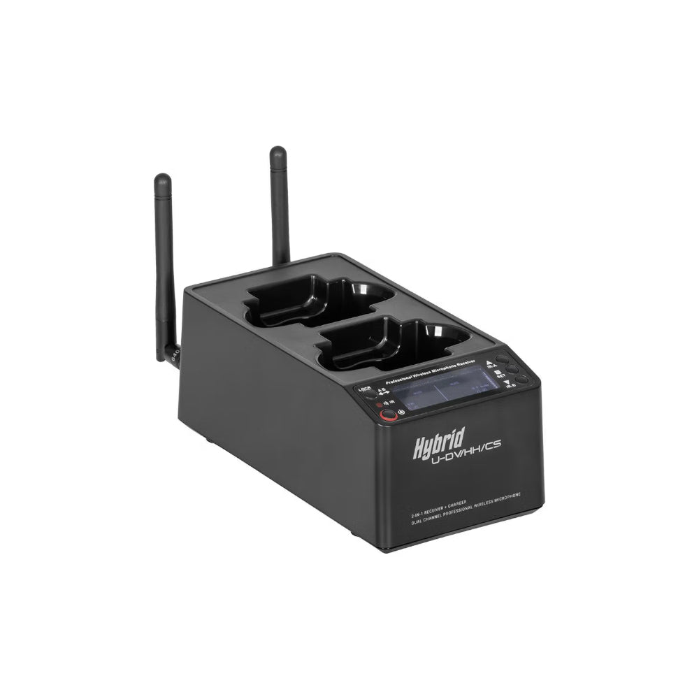 Hybrid-U-DV/HH/CS UHF Dual Handheld Wireless Microphone