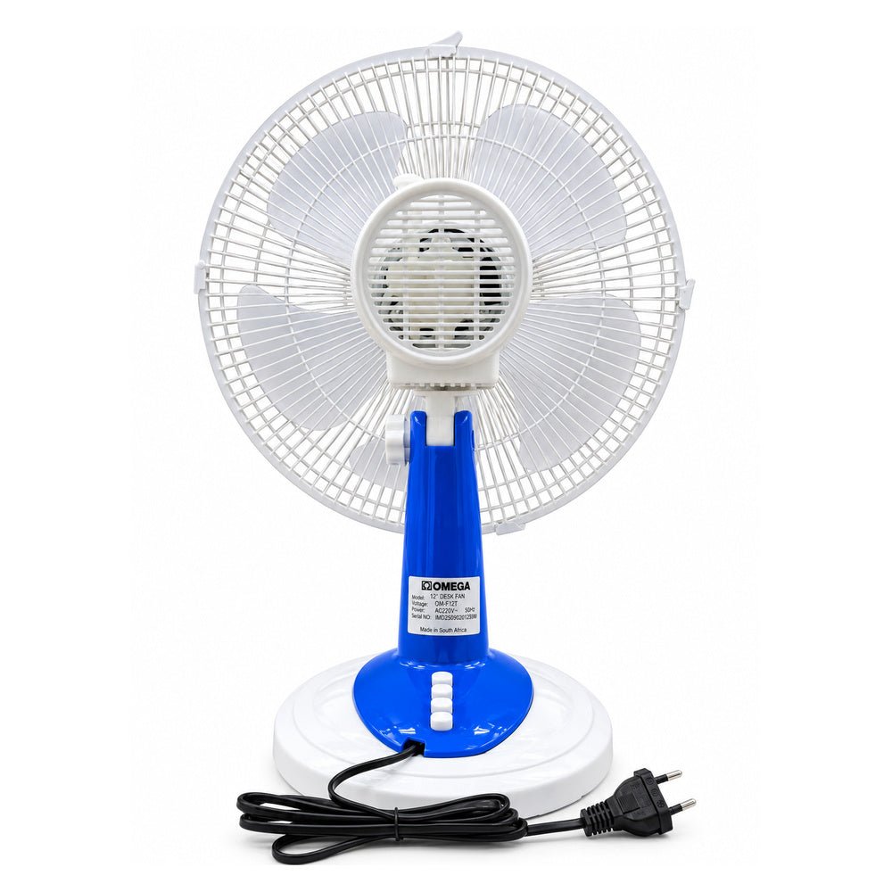 Omega-OM-F12T 30cm Desk Fan - Fastrak