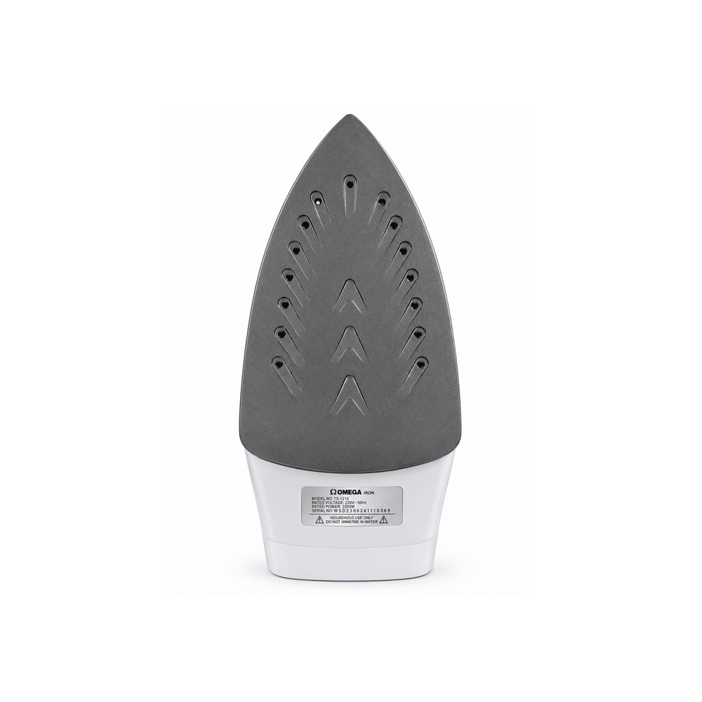 OMEGA 2200W Steam Spray Iron with Teflon Soleplate [TS-1210] - Fastrak