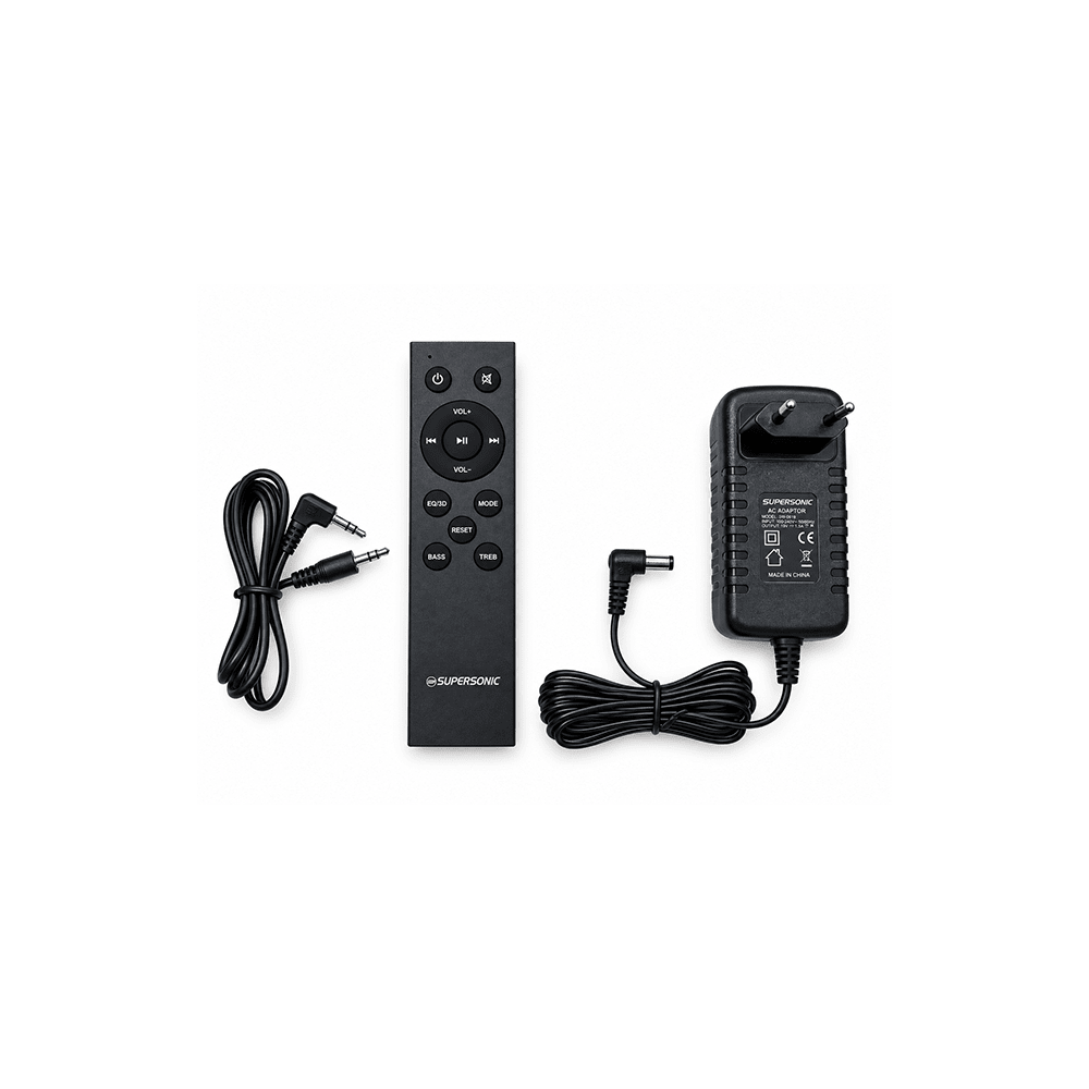 Supersonic 120W 2.1-Channel Soundbar with Wired Subwoofer [SAV-101C] - Fastrak