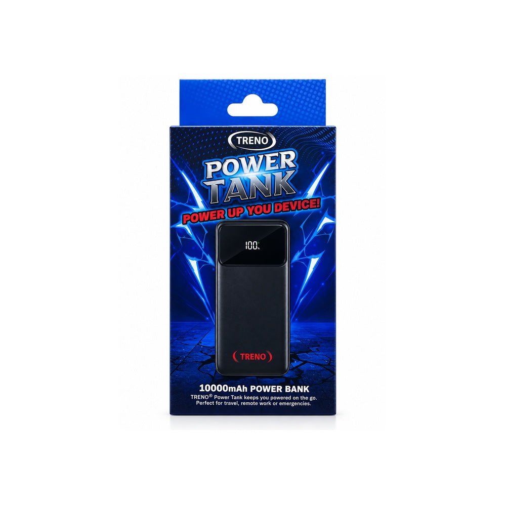 Treno 10000mAh Compact Power Bank [Power Tank] - Fastrak