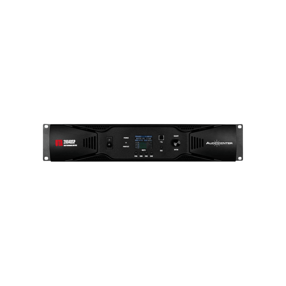 Audiocenter 4-Channel DSP Power Amplifier [UTA-2004DSP] - Fastrak