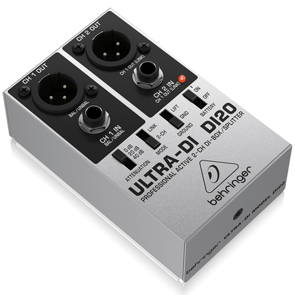 Behringer DI20 Active Stereo DI - Box - Fastrak