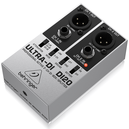 Behringer DI20 Active Stereo DI - Box - Fastrak