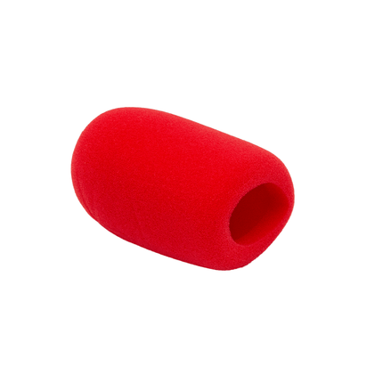 FTS D - 01 - R Microphone Windshield (Red) - Fastrak