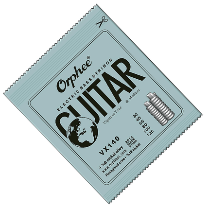 Orphee VX140 0.30 To 0.125 6 String Electric Bass Guitar Strings - Fastrak