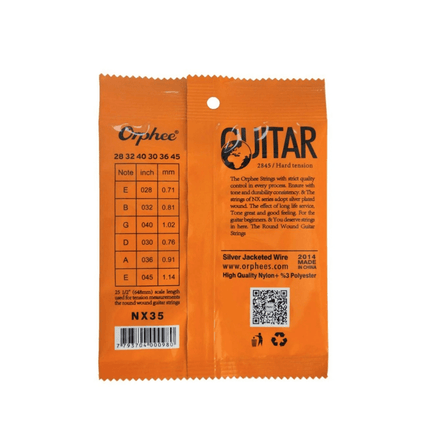 Orphee NX35 0.028 To 0.045 Classic Guitar Strings - Fastrak