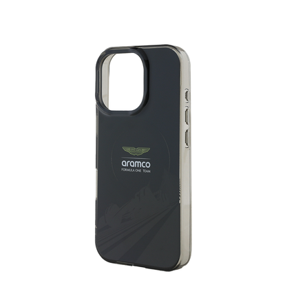 ASTON MARTIN-Aramco F1-Magsafe IPhone 16 Pro Max Black Case
