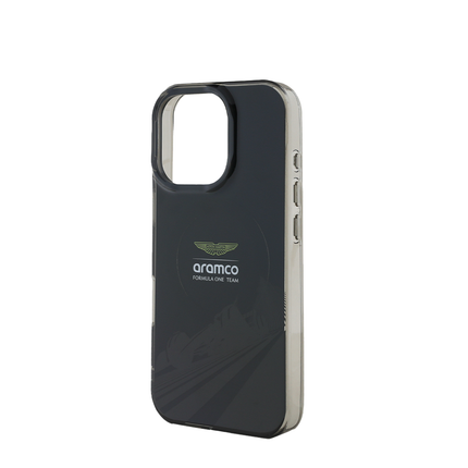 ASTON MARTIN-Aramco F1-Magsafe IPhone 16 Pro Max Black Case